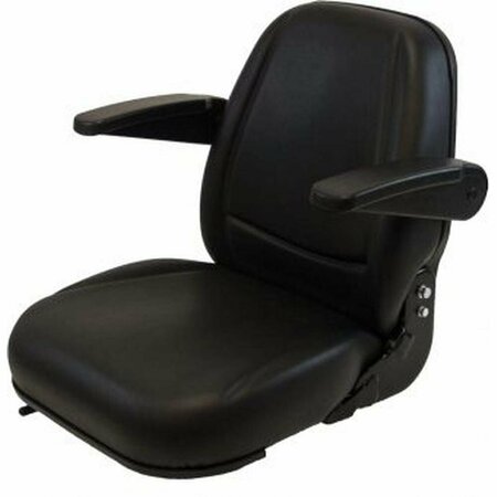 AFTERMARKET Replacement Seat w/Armrests Fits Exmark Quest Mower Replaces 116-2943 SEQ90-0380